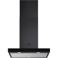 AEG 60cm Flat Cooker Hood With Hob2Hood - Stainless Steel