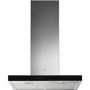 Refurbished AEG DBE5761HG 70cm Flat Chimney Cooker Hood With Hob2Hood Stainless Steel