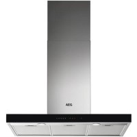 Refurbished AEG DBE5661HG 60cm Slimline Chimney Cooker Hood with Hob2Hood Stainless Steel