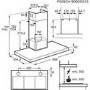 Refurbished AEG DBE5661HG 60cm Slimline Chimney Cooker Hood with Hob2Hood Stainless Steel