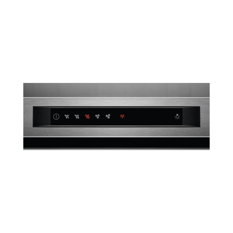 Refurbished AEG DBK6980HG 90cm Flat Chimney Cooker Hood with Hob2Hood Stainless Steel