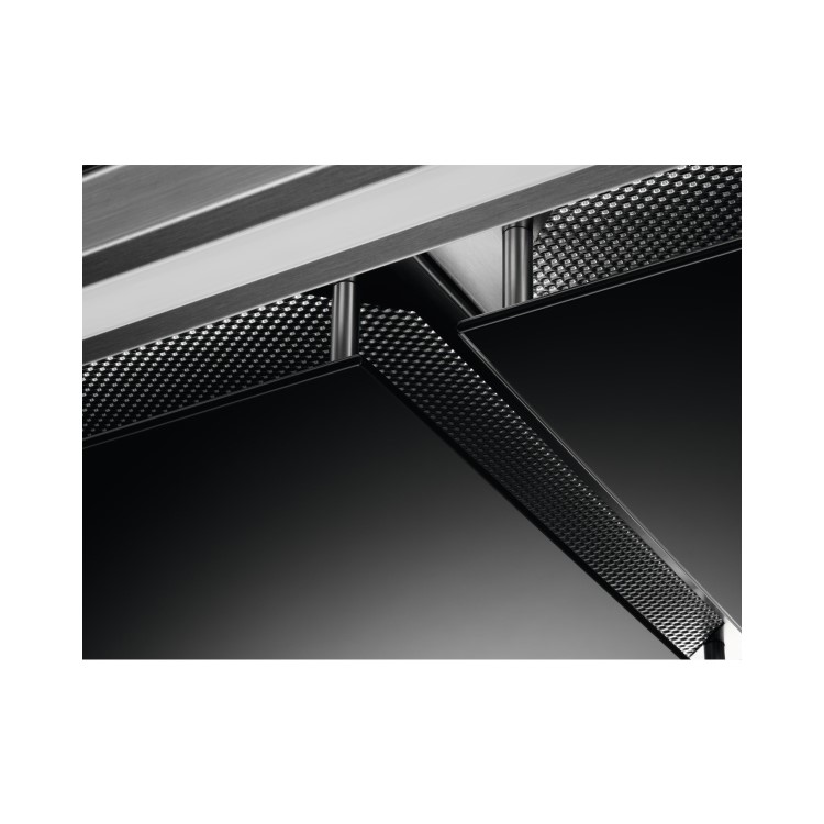 Refurbished AEG DBK6980HG 90cm Flat Chimney Cooker Hood with Hob2Hood Stainless Steel
