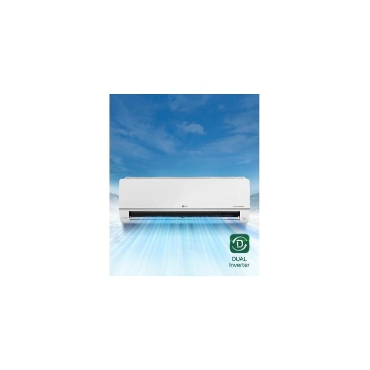 LG DUALCOOL DELUXE 9000 BTU WiFi Smart DC Inverter Wall Split Air Conditioner -  Anti Bacterial  with UV & Plasma Ioniser