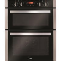 CDA DC740SS Electric Built-under Fan Double Oven With Touch Control Timer - Stainless Steel