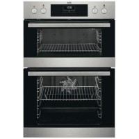 AEG 6000 Series DCB331010M Built-In Electric Double Oven - Stainless Steel AEG 6000 Series DCB331010M Built-In Electric Double Oven - Stainless Steel
