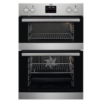 AEG 6000 Series DCB535060M Built-In Electric Double Oven - Stainless Steel AEG 6000 Series DCB535060M Built-In Electric Double Oven - Stainless Steel