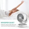 electriQ 6-Inch DC Oscillating Desk Fan - Whisper Quiet &amp; Low-Energy