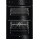 DCE531160B AEG 6000 Series DCE531160B Built-In Electric Double Oven - Black 