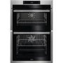 Refurbished AEG 6000 Series DCE731110M Built-In Electric Double Oven - Stainless Steel
