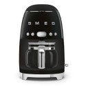 DCF02BLUK Smeg DCF02BLUK Retro Black Drip Filter Coffee Machine – Stylish Electric Coffee Maker