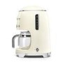 Smeg Retro Drip Filter Coffee Machine DCF02CRUK – Cream