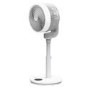 Refurbished electriQ 9 Inch Quiet Low Energy DC Oscillating Pedestal Fan - White