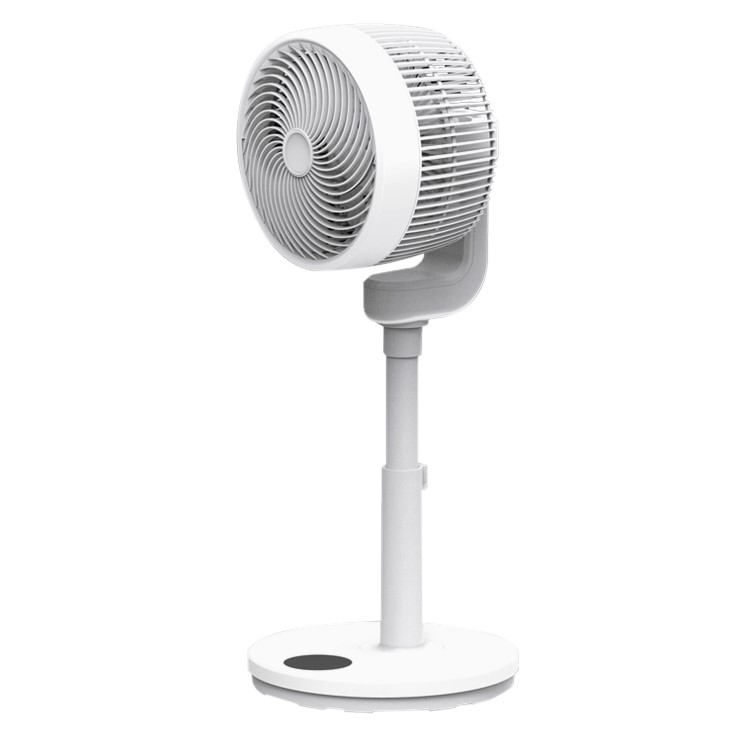 Refurbished electriQ 9 Inch Quiet Low Energy DC Oscillating Pedestal Fan - White