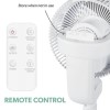 electriQ 9-Inch DC Oscillating Pedestal Fan - Whisper Quiet&amp; Low Energy