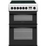 Hotpoint DCN60P 60cm Double Oven Electric Cooker With Ceramic Hob - White