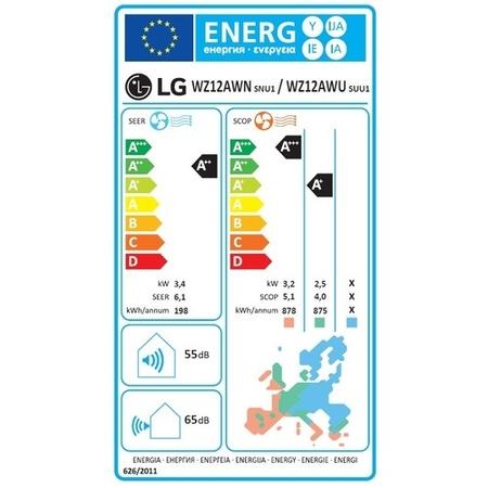 LG DualCool Pro A++ 12000 BTU Smart Wall Mounted Split Air Conditioner with Heat Pump