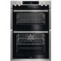 Refurbished AEG DCS431110M 60cm Double Built In Electric Oven with Catalytic Liners Stainless Steel