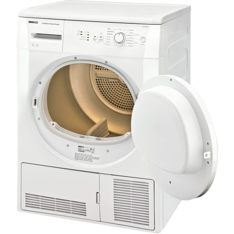 Beko DCU6130W 6kg Freestanding Condenser Tumble Dryer - White