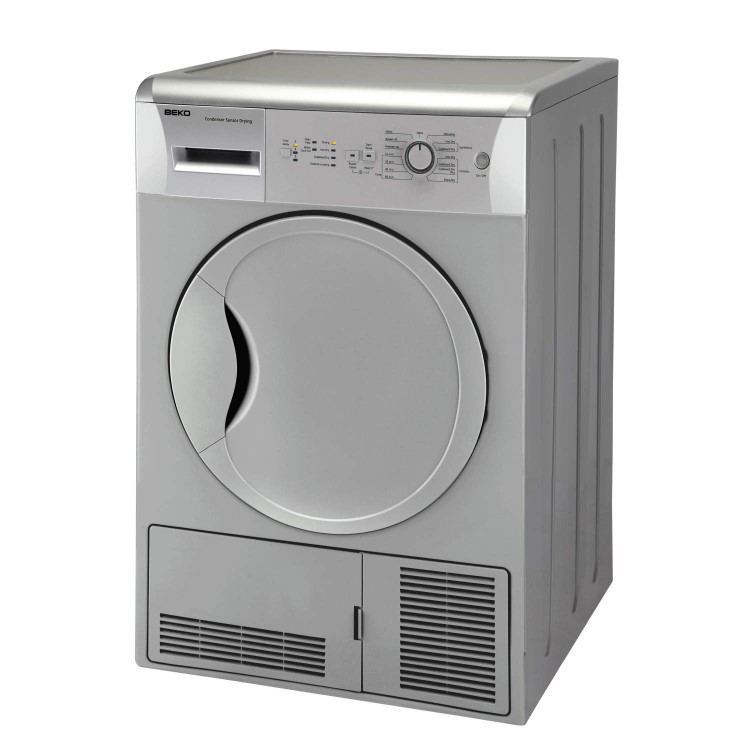 Beko DCU7230S Sensor Driven 7kg Freestanding Condenser Tumble Dryer - Silver