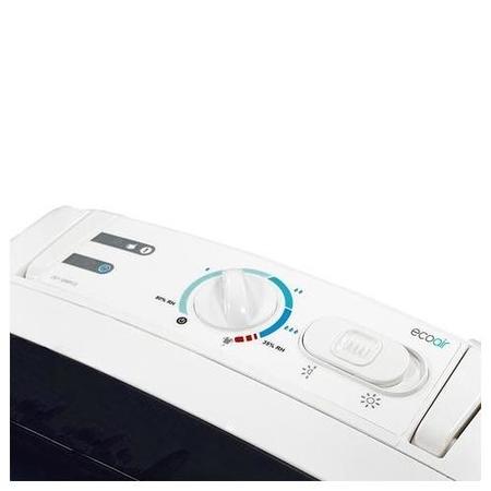 GRADE A1 - Ecoair DD122FW SIMPLE 7L Desiccant Dehumidifier with Rotary Humidistat up to 4 bed house 2 year warranty