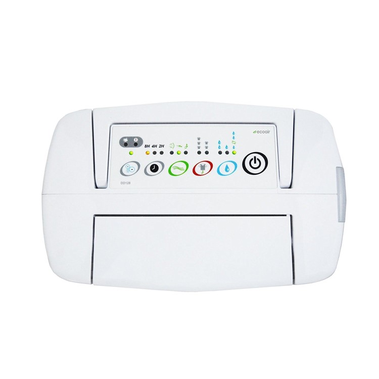 GRADE A1 - ECOAIR DD128 8L Desiccant Dehumidifier with Ioniser up to 5 bed house and 2 year warranty