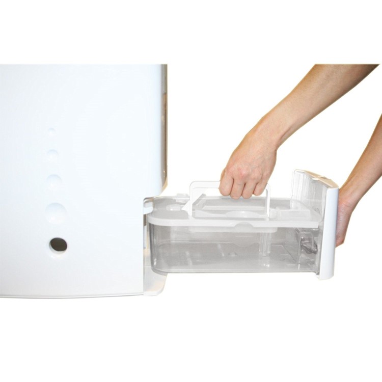 GRADE A1 - ECOAIR DD128 8L Desiccant Dehumidifier with Ioniser up to 5 bed house and 2 year warranty