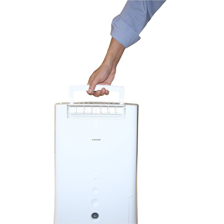 GRADE A1 - ECOAIR DD128 8L Desiccant Dehumidifier with Ioniser up to 5 bed house and 2 year warranty