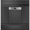 Smeg 13 Place Settings Semi Integrated Dishwasher - Stainless steel