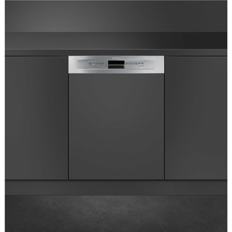 Smeg Drawerline Semi Integrated Dishwasher - Stainless steel