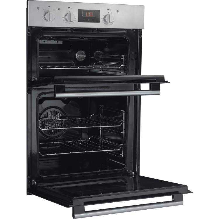 Hotpoint Built-In Electric Double Oven - Stainless Steel