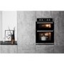 Refurbished Hotpoint Class 2 DD2844CIX 60cm Double Built In Electric Oven Stainless Steel