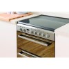 Indesit DD60C2CX 60cm Double Oven Electric Cooker With Ceramic Hob - Stainless Steel