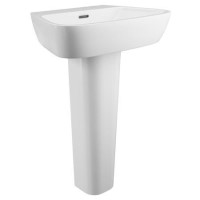 Step Pedestal Sink - 1 Tap Hole