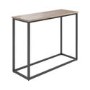 Beige Travertine Effect Console Table - Demi