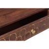 Narrow Mango Wood Console Table with Drawers - Dejan