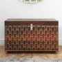 Dejan Dark Wood with Gold Inlay Trunk