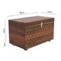 Dejan Dark Wood with Gold Inlay Trunk