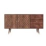 Large Solid Mango Wood Sideboard with Drawers - Dejan