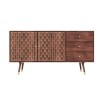 Large Solid Mango Wood Sideboard with Drawers - Dejan