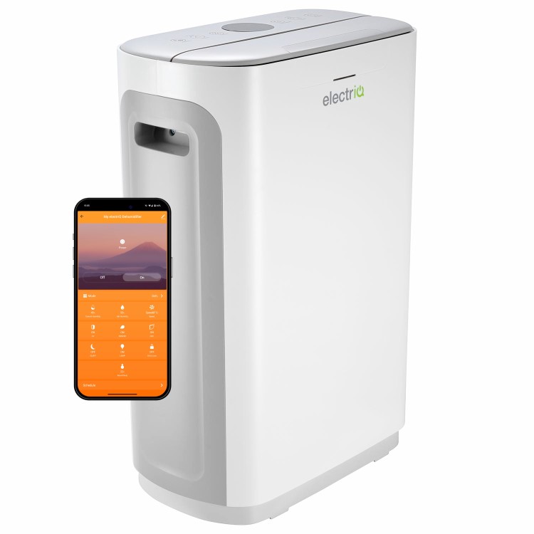 electriQ Low Temp 8L Smart Desiccant Laundry Dehumidifier