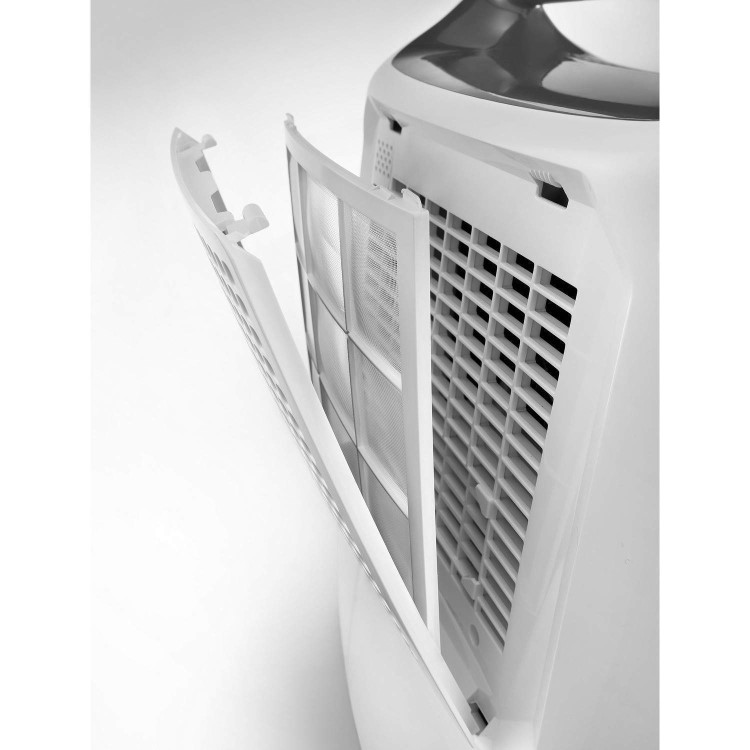 GRADE A1 - DeLonghi 14L DEX14 Dehumidifier with Humidistat great for up to 3 bed homes