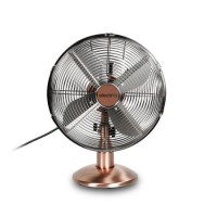 electriQ 12 Inch  Copper Desk Fan with Oscillating Function and Steady Base electriQ 12 Inch  Copper Desk Fan with Oscillating Function and Steady Base