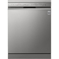 Refurbsihed LG TrueSteam QuadWash DF222FPS 14 Place Freestanding Dishwasher Silver