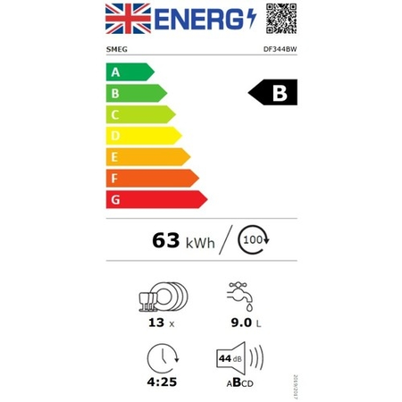 Smeg Universal Freestanding Dishwasher - B-Rated, White
