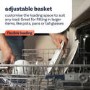 LG Freestanding Dishwasher - QuadWash™, C-Rated - Silver