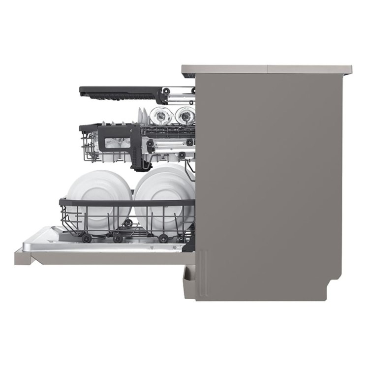 LG Freestanding Dishwasher - QuadWash™, C-Rated - Silver