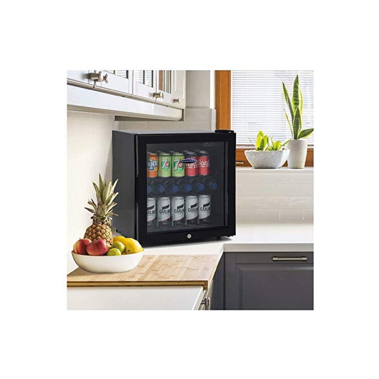 Ice King DF48K 48 Litre Table Top Mini Drinks Fridge - Black