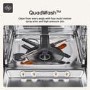LG TrueSteam Freestanding Dishwasher - Smart Wi-Fi A-Rated - Black