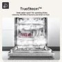 LG TrueSteam Freestanding Dishwasher - Smart Wi-Fi A-Rated - Black