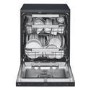 LG TrueSteam Freestanding Dishwasher - Smart Wi-Fi A-Rated - Black